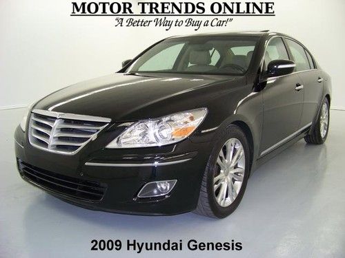 Navigation rearcam roof 4.6 v8 htd ac seats lexicon 2009 hyundai genesis 62k