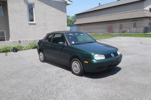 1999 volkswagen cabrio convertible low miles save a lot of money no reserve