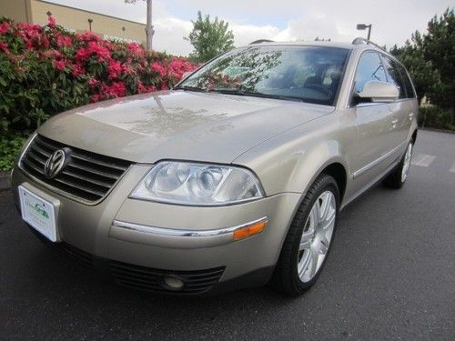 2005 volkswagen passat gls tdi wagon - leather - one owner automatic 4-door wago