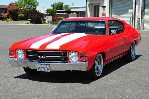 Restored protouring 1971 chevy chevelle 454/400 corvette 4whpdb posi tachdash ac