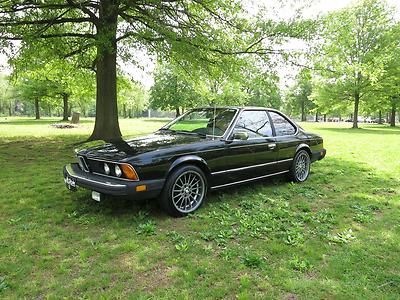 1981 bmw 633 csi  rare 5 speed manual leather sunroof great condition low miles