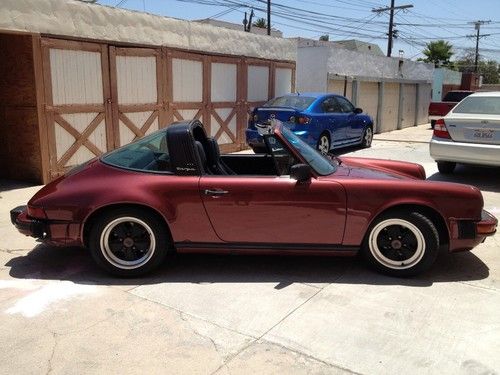 1986 porsche 911 carrera targa - beautiful rare color!!!  runs perfect!!!