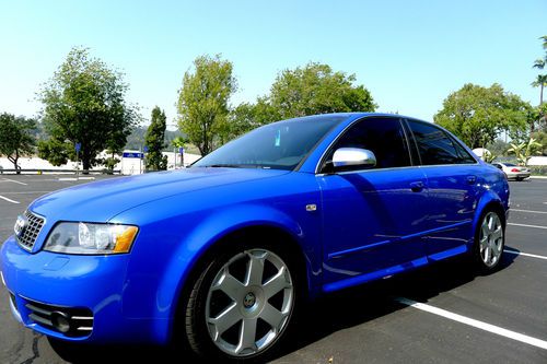 2005 audi s4 4.2l v8 quattro - limited edition nogaro blue!!!