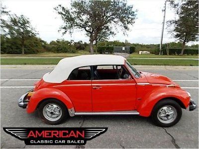 Bid to win, no reserve no rust fuel injected last year super beetle convertible