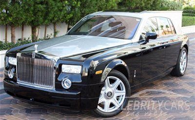 2007 rolls-royce phantom two-tone rear entertainment sunroof