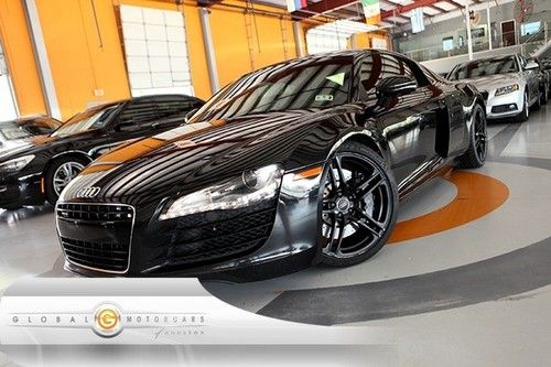 09 audi r8 quattro awd 4.2l v8 r-tronic carbon-blades nav rear-cam pdc heat-sts