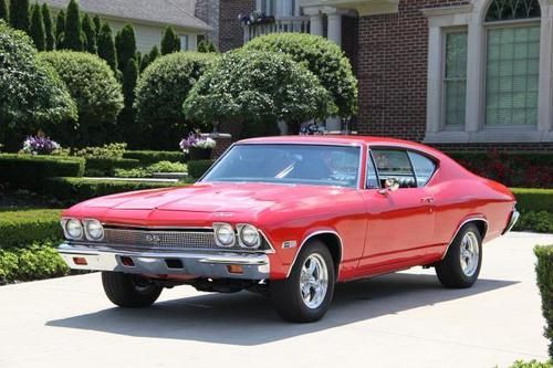 1968 chevelle 454 4 speed red restored hot show ready!