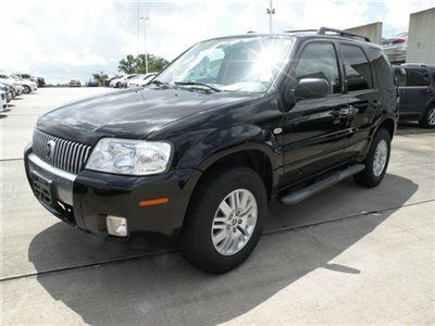 2007 mercury mariner premier 4wd  *v6 black heated seats, sunroof *export ok  fl