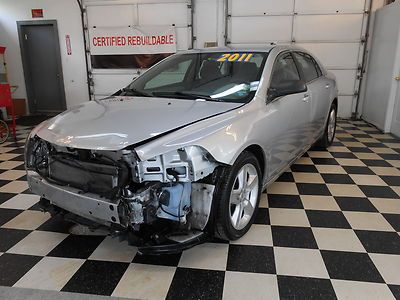 2011 chevrolet malibu ls no reserve salvage rebuildable