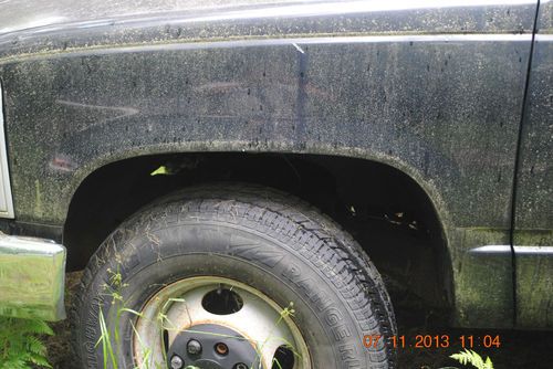 1 ton chevy flatbed/stakeside dump truck, image 10