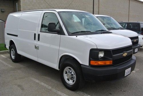 '11 chevy 3500 1 ton cargo van 1 ton locksmith plumber gmc ford e350 2500 nv