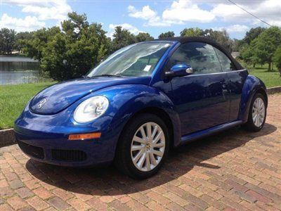 2008 vw new beetle convertible se**one owner**carfax certified**florida car**