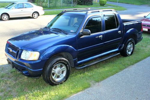 2004 ford explorer sport trac xls sport utility 4-door--low miles-no reserve!