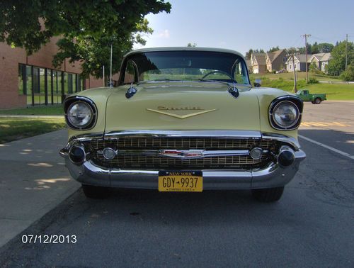 1957 Chevrolet Bel Air 2 Door Hard Top Real V8 Bel Air, US $30,000.00, image 3