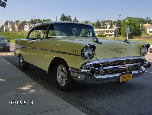 1957 Chevrolet Bel Air 2 Door Hard Top Real V8 Bel Air, US $30,000.00, image 4