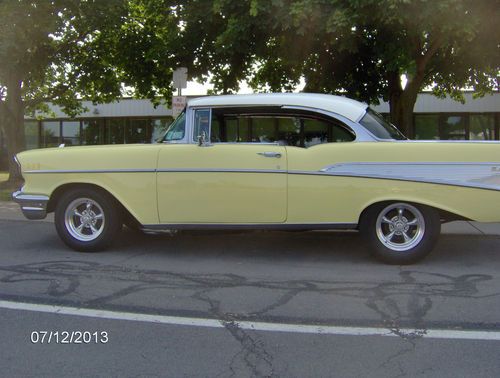 1957 Chevrolet Bel Air 2 Door Hard Top Real V8 Bel Air, US $30,000.00, image 8