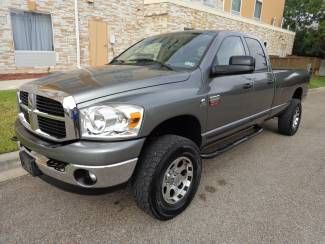 2007 ram 3500 srw 4x4 quad cab slt 5.9l cummins turbo diesel auto one owner 112k