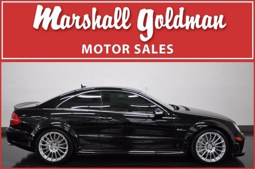 2008 mercedes benz clk 63 black series black &amp; black leather only 22,800 miles