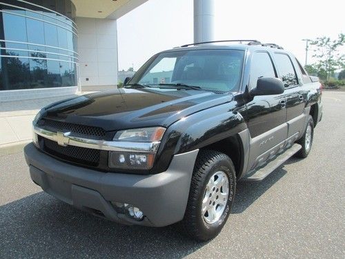 2002 chevrolet avalanche z71 4x4 black loaded super clean