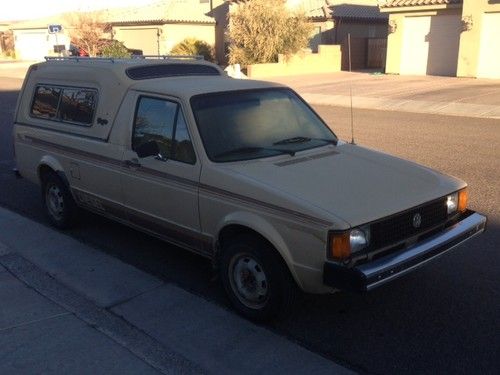 1981 volkswagen caddy / rabbit pickup truck - diesel - 1.6l - 4 speed - 45 mpg