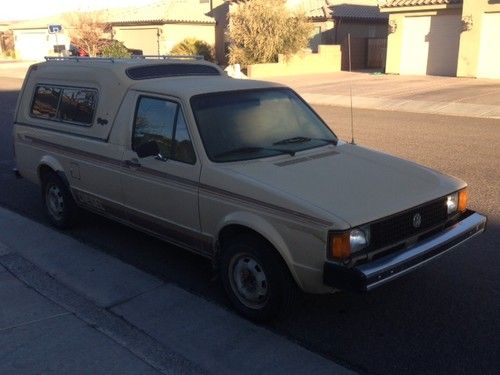 1981 volkswagen caddy / rabbit pickup truck - diesel - 1.6l - 4 speed - 45 mpg