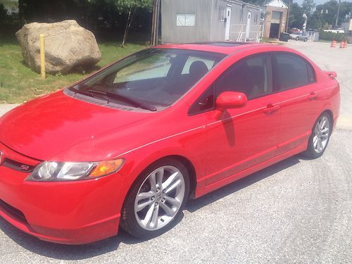 2007 honda civic si sedan 4-door 2.0l low reserve