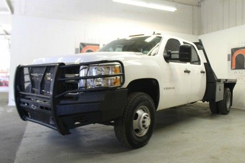 2007 chevrolet silverado 3500hd 4wd crew cab flatbed