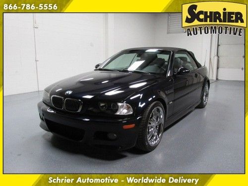 2003 bmw m3 3 series blue metallic navigation power convertible soft top