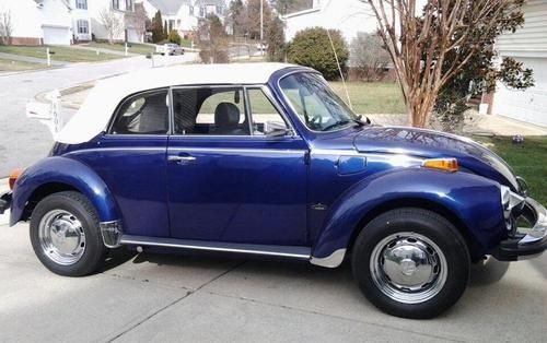 1979 vw super beetle convertible .....excellent condition