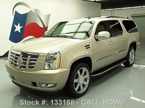2010 cadillac escalade esv lux sunroof nav dvd 22's 45k texas direct auto