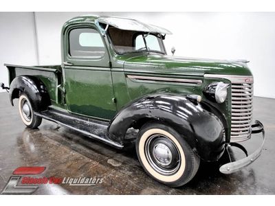 1940 chevrolet pickup 216 inline 6 cylinder 3 speed manual bench seat