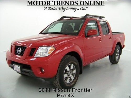 4x4 pro-4x leather htd seats rockford fosgate media 2011 nissan frontier 16k