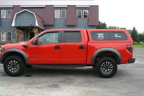 2012 svt raptor crew 4x4 v8 black leather