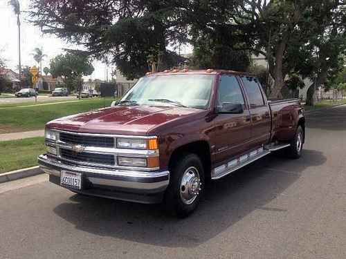 1999 california chevrolet crew cab dually 454 silverado orig 120k