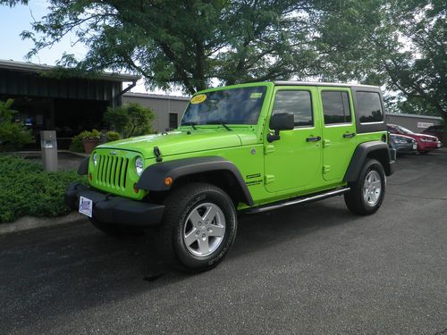 2012 jeep wrangler unlimited sport 4-door 3.6l