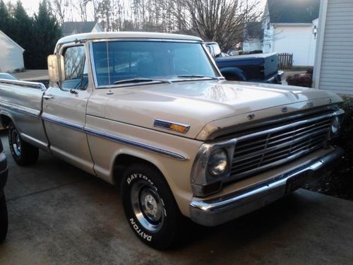 1968 ford f-100 custom cab