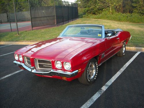 1971 pontiac lemans sport conv, 455, no reserve, not gto