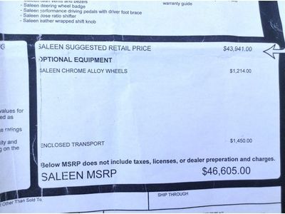 2006 FORD MUSTANG GT SALEEN S281 AUTOMATIC 6200 MILES VERY CLEAN S197, image 51