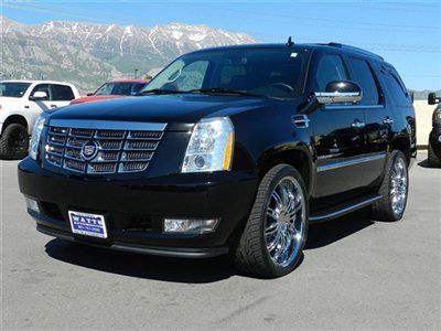 Suv luxury cadillac escalade navigation roof dvd custom wheels tires leather