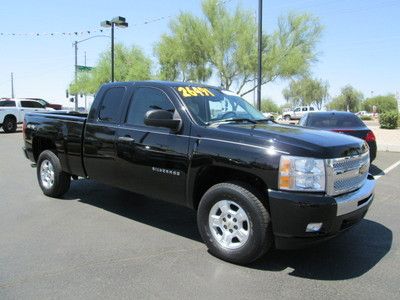 2009 4x4 4wd black automatic v8 5.3l miles:23k extended cab pickup certified