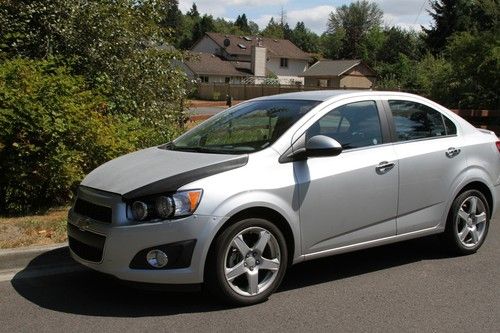 2013 chevrolet sonic ltz turbo sedan 4-door 1.4l chevy 40 mpg sport used leather