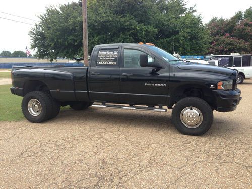 2003 dodge ram 3500 diesel quad/crew cab 4x4 black