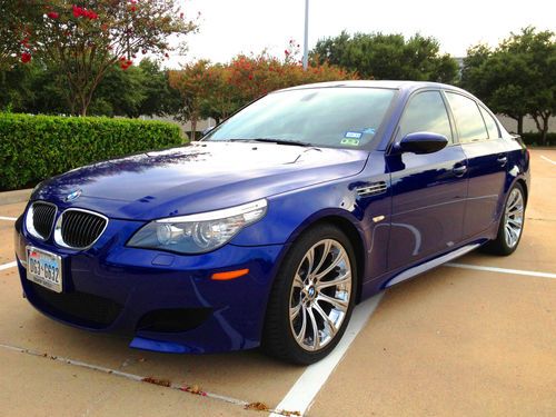 2008 bmw m5 base sedan 4-door 5.0l - rare interlagos blue