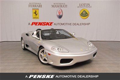 2005 ferrari 360 spider~modular wheels~shields~daytona's~hi-fi sound~in az 04 03