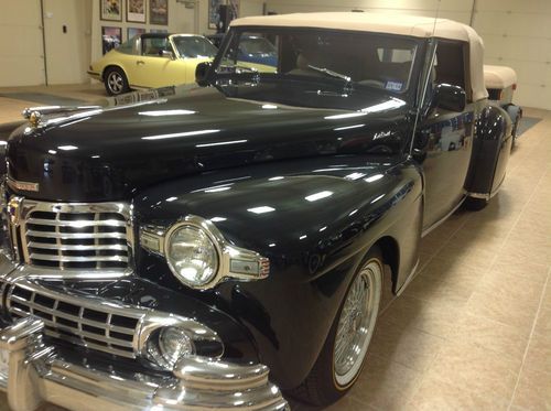 1948lincoln continental convertable hot rod street rod custom vintage lincoln