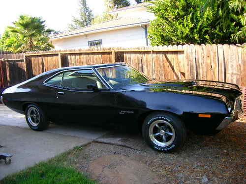 1972 gran torino original factory black 429 numbers matching california car