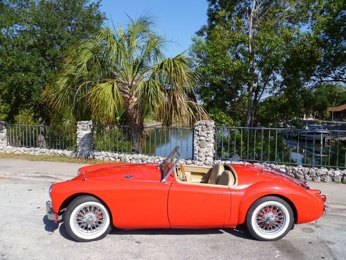 1960 mg mga 1600 roadster restored car - drives like dream -original