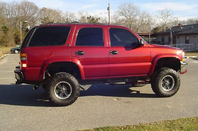 2002 chevrolet tahoe lt sport utility 4-door 5.3l regency package lifted 35's