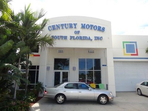 1998 lexus ls 400 4.0l v8 auto low mileage leather sunroof loaded clean carfax