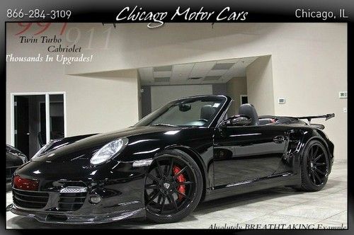 2008 porsche 997 911 twin turbo cabriolet tiptronic carbon fiber upgrades loaded